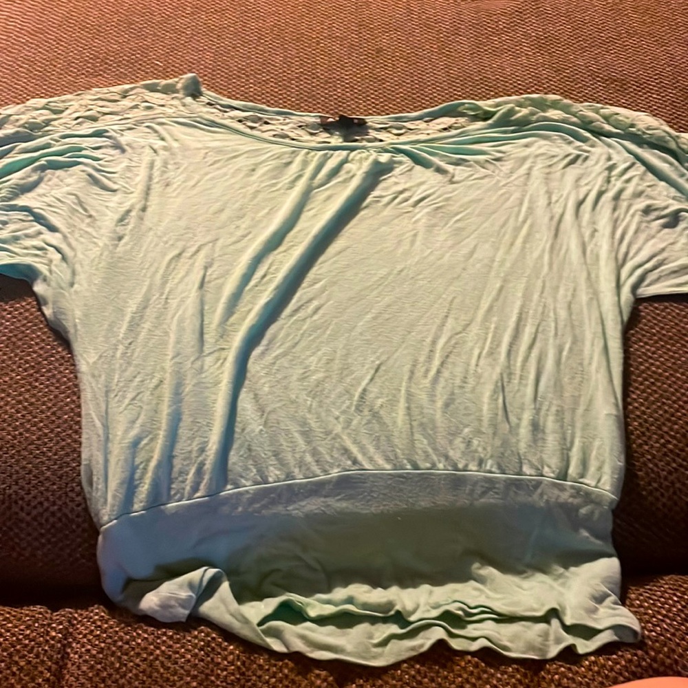 Blue Lace Blouse